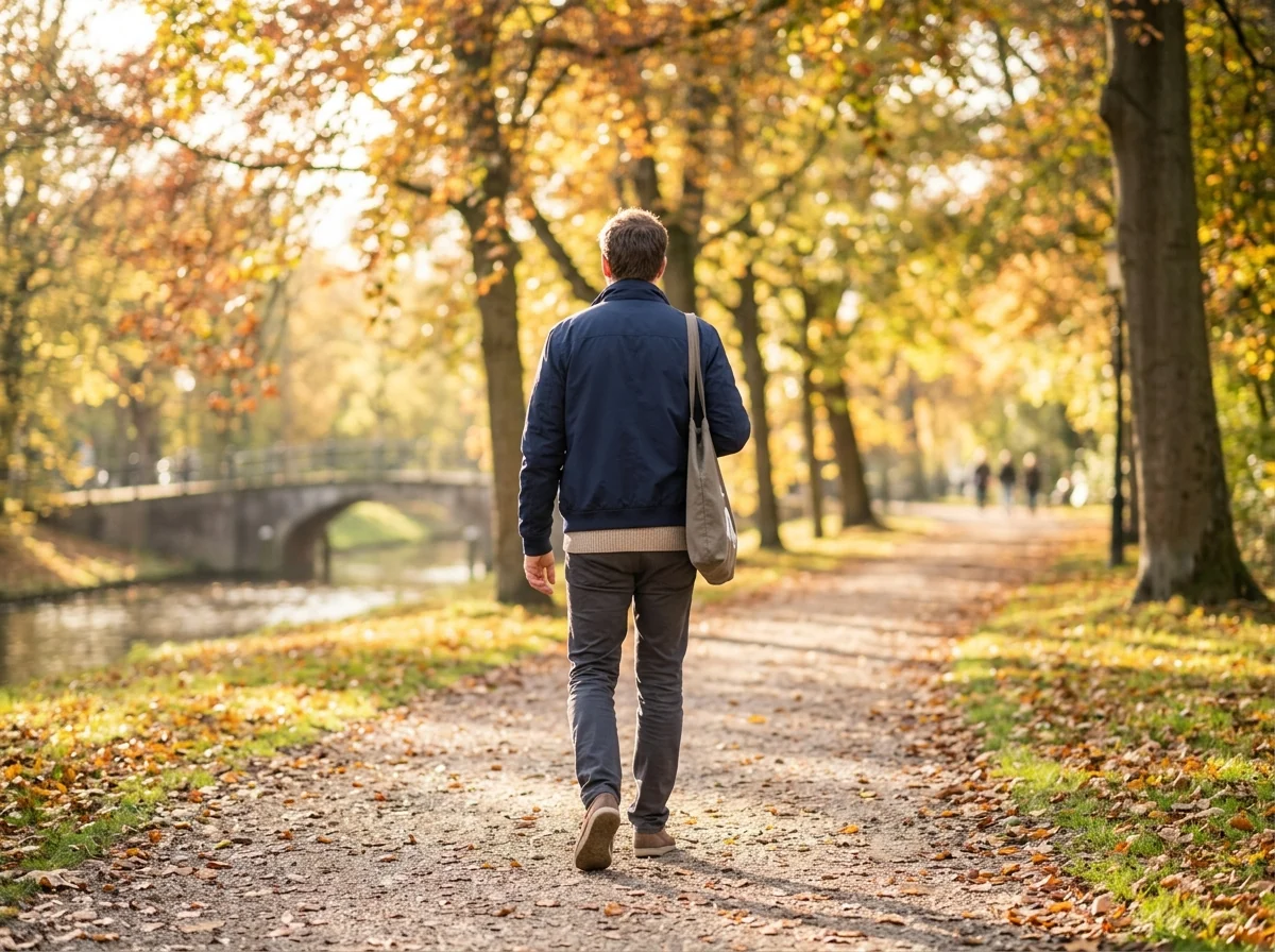 Redactioneel team Calder Wellness - persoon op wandeling in park